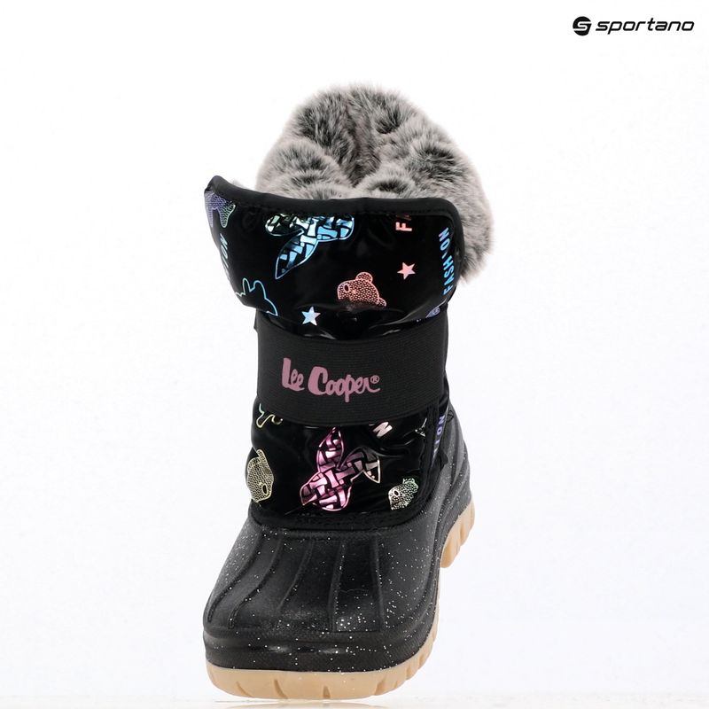 Children's snow boots Lee Cooper LCJ-25-10-3787K black/fushia 9