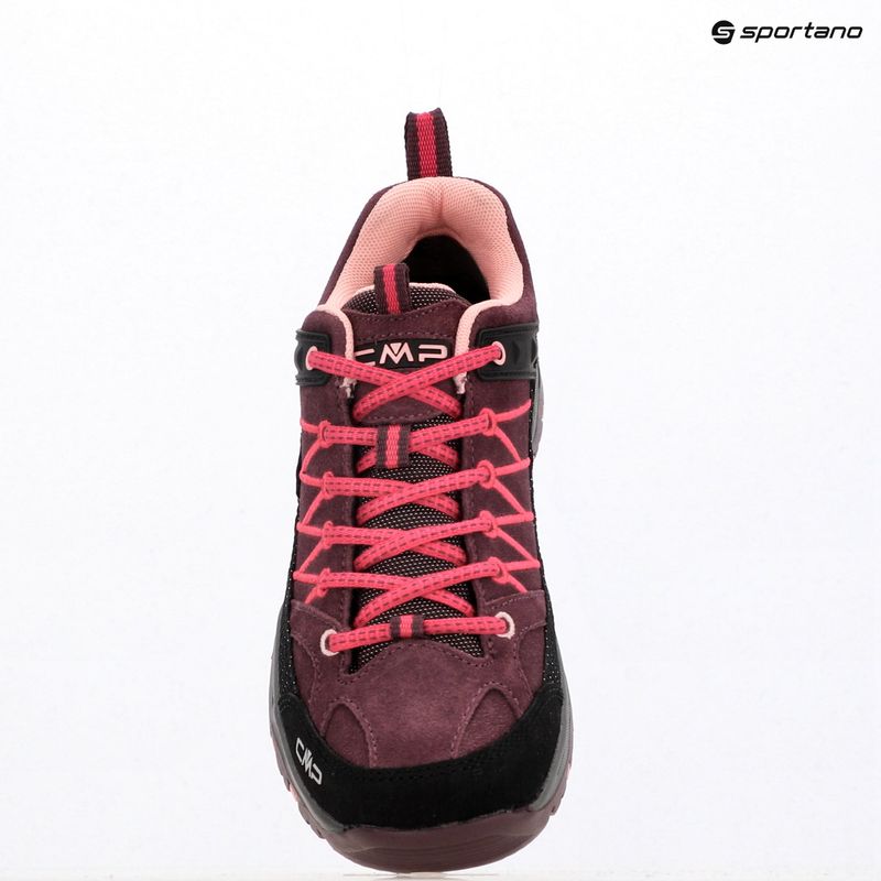 Junior's trekking boots CMP Rigel Low Wp prugna/peach 9