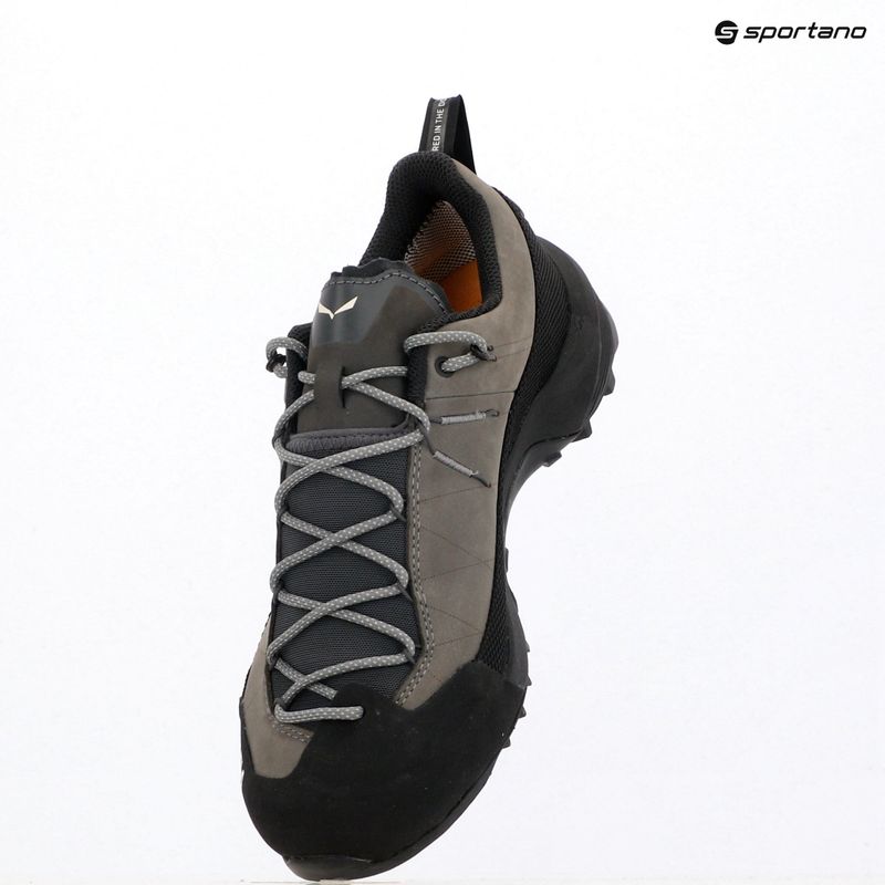 Men's approach shoes Salewa Wildfire Leather 2 GTX qulet shade/black 12