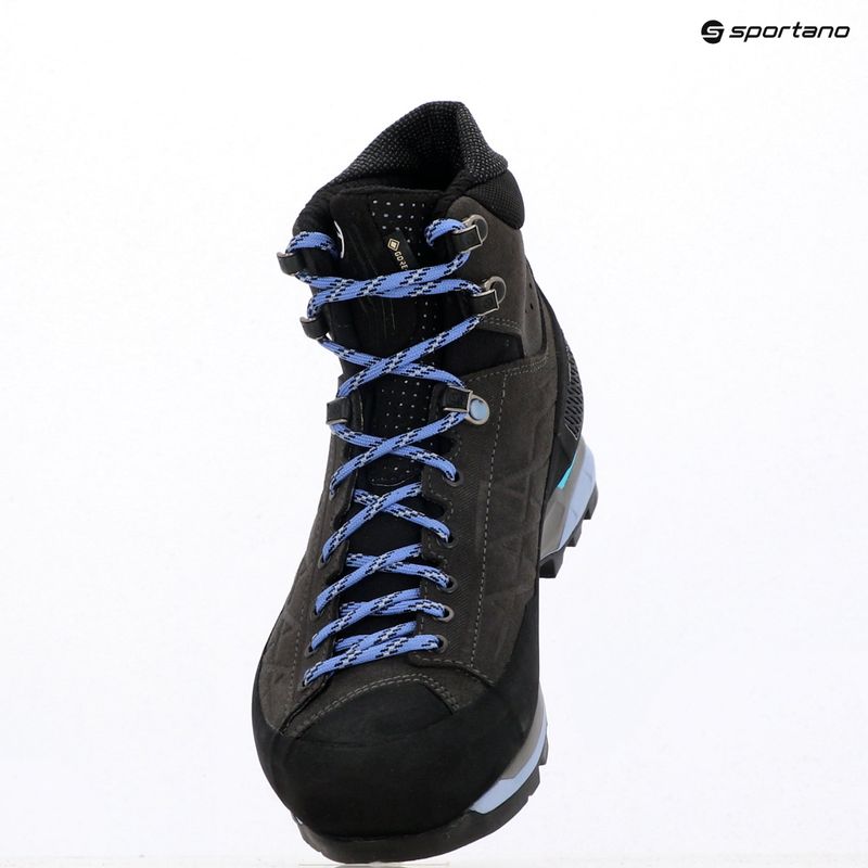 Men's mountaineering boots SCARPA Zodiac Tech Gtx amthracite/lavender 9