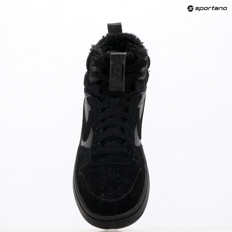 Children's shoes Nike Court Borough Mid 2 black/black/black 9