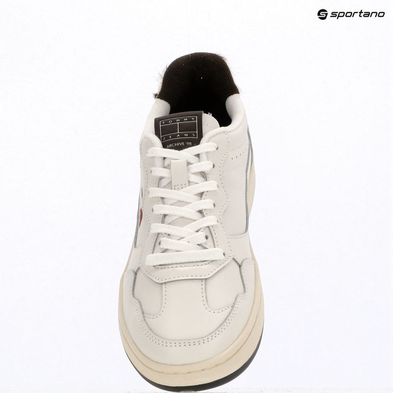 Women's shoes Tommy Hilfiger Archive 98 Calf Hair Tab ecru/dark coffe 9