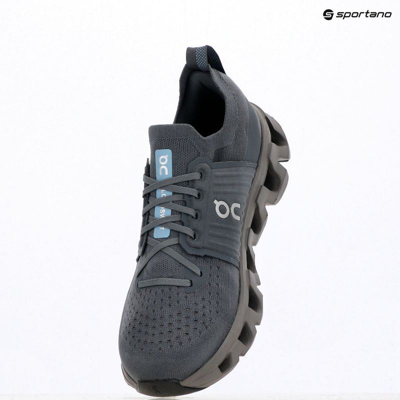 Men's Running Shoes On Cloudswift 4 stone/asphalt 8