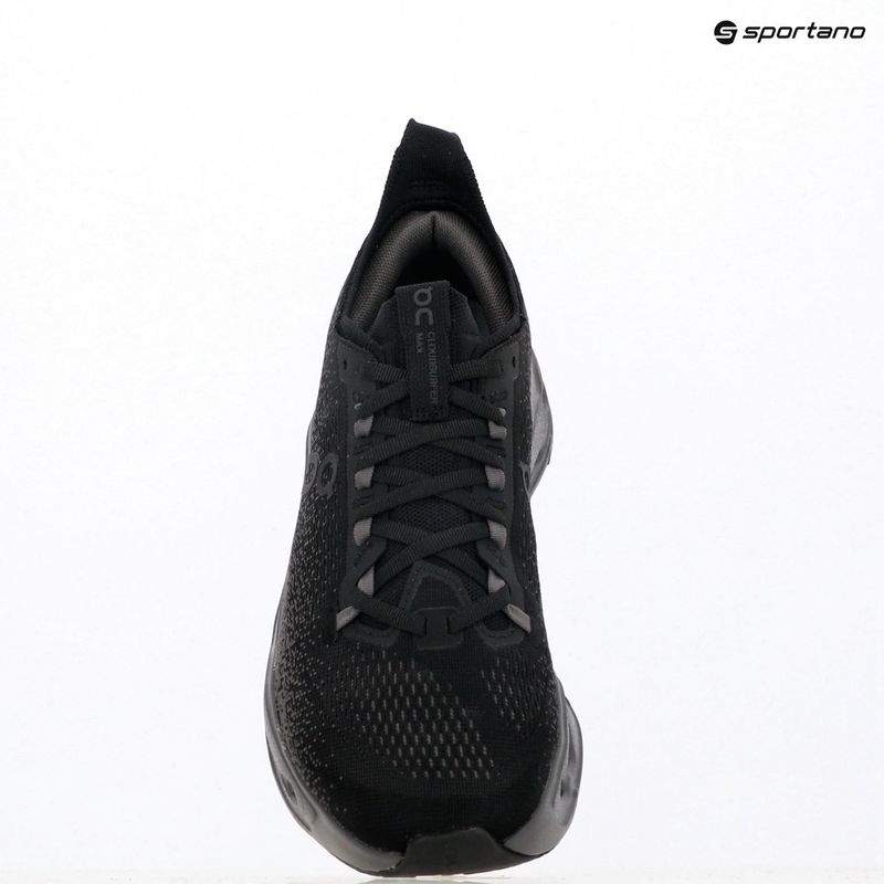 Men's On Cloudsurfer Max black/eclipse running shoes 9
