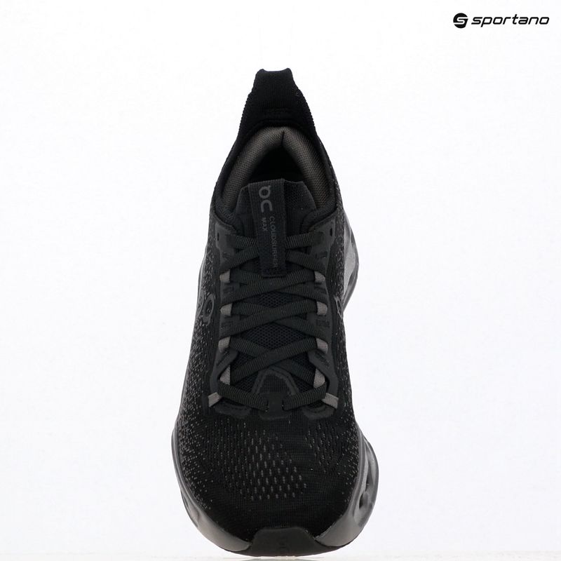 Women's On Cloudsurfer Max black/eclipse running shoes 8