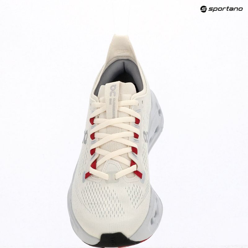 Women's On Cloudsurfer Max ivory/arctic running shoes 8