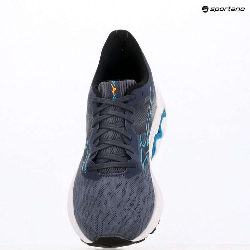 Men's running shoes Mizuno Wave Equate 9 odyssey gray/capri breeze/black 9