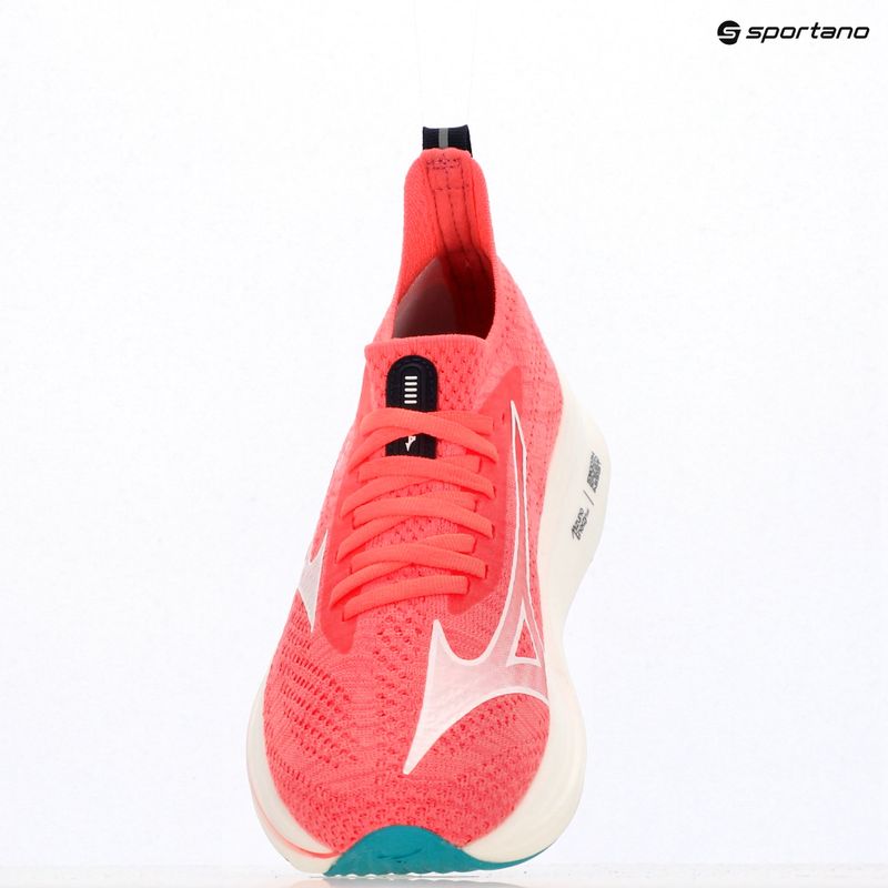 Women's running shoes Mizuno Neo Zen Icelandic striking coral/white/baritone blue 9