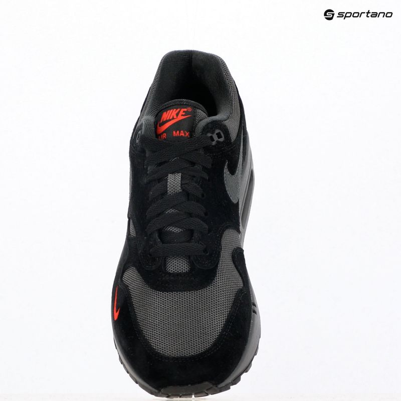 Men's shoes Nike Air Max 1 black/university red/anthracite 11