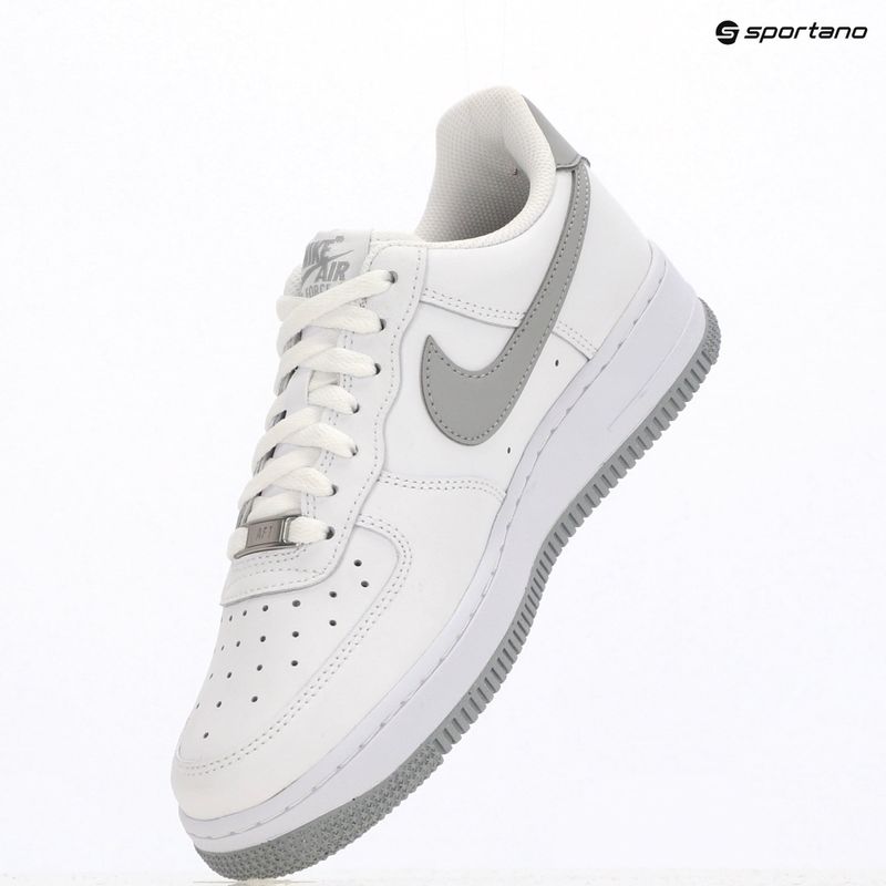 Men's shoes Nike Air Force 1 '07 white/white/light smoke grey 11