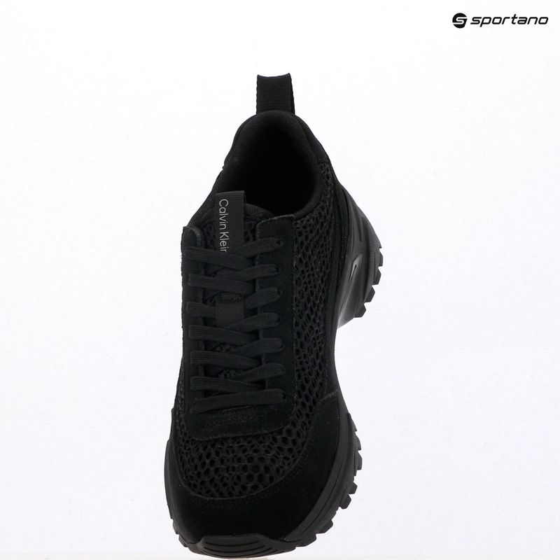 Women's shoes Calvin Klein YW0YW02030 Hike Runner Lace Up Techmix triple black 9