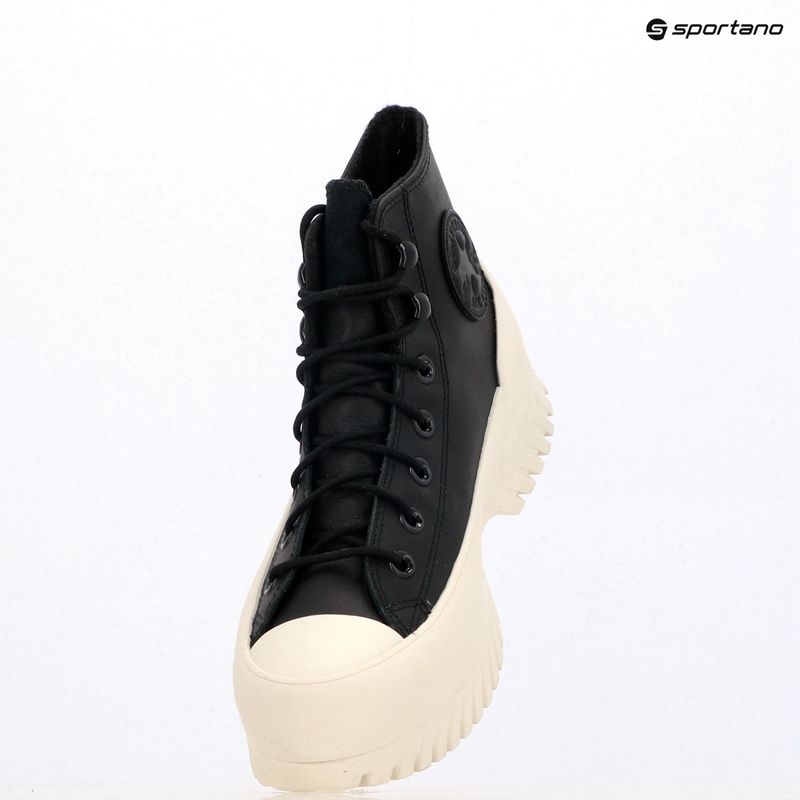 Women's trainers Converse Chuck Taylor All Star Lugged Winter 2.0 black/bold mandarin/egret 9