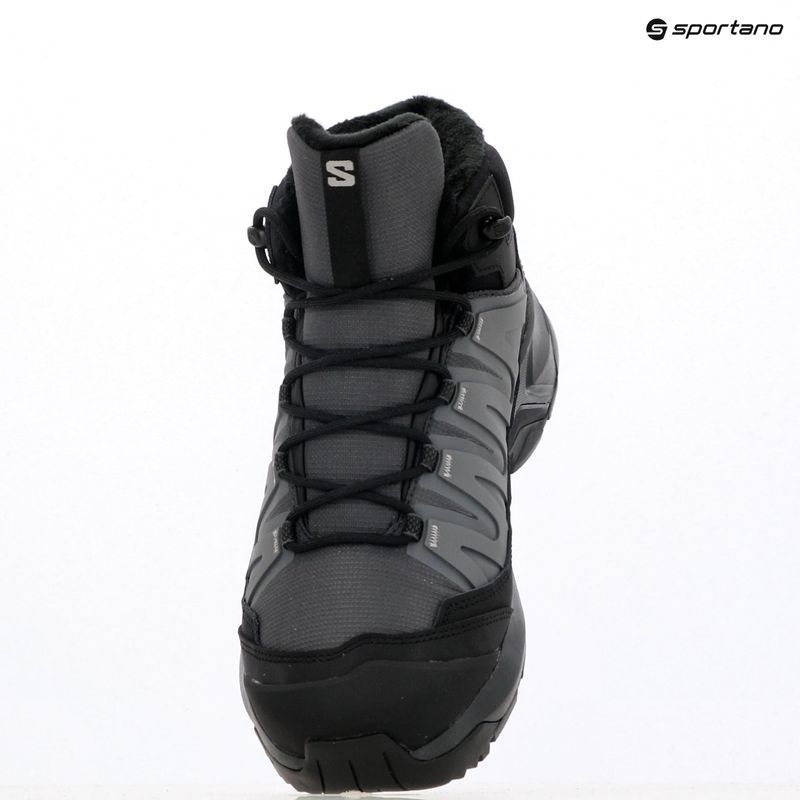 Men's hiking boots Salomon X-Adventure Coldrush WP asphalt / black / alloy 9