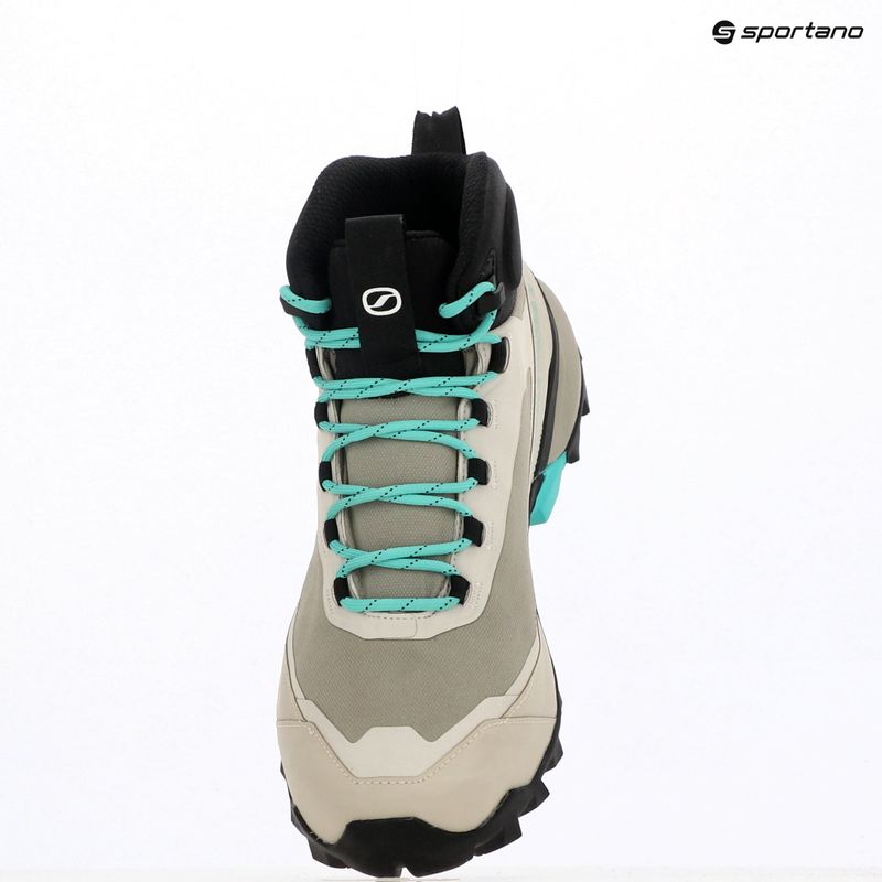 Women's trekking boots SCARPA Ribelle Cross 2 GTX fog/aqua green 9