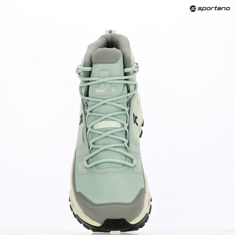 Women's hiking boots On Cloudrock Mid Waterproof mineral/aloe 9