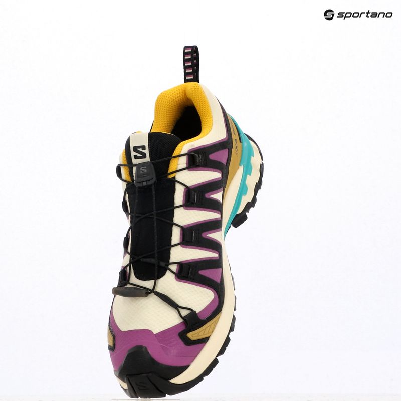 Women's running shoes Salomon XA PRO 3D V9 GTX transparent yellow/black/waterfall 15