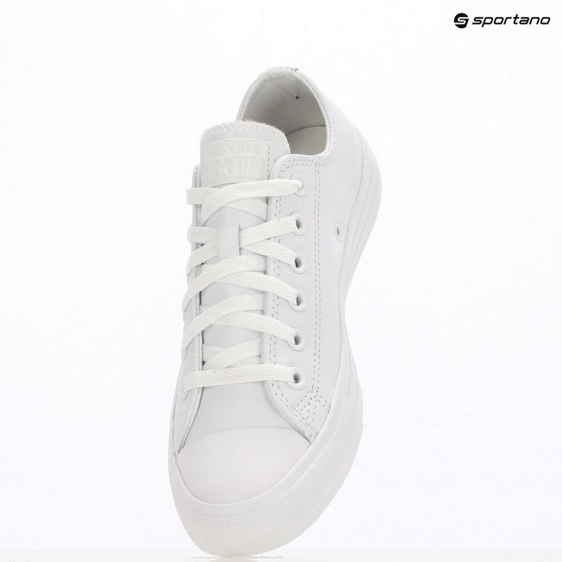 Trainers Converse Chuck Taylor All Star Leather white mono 9