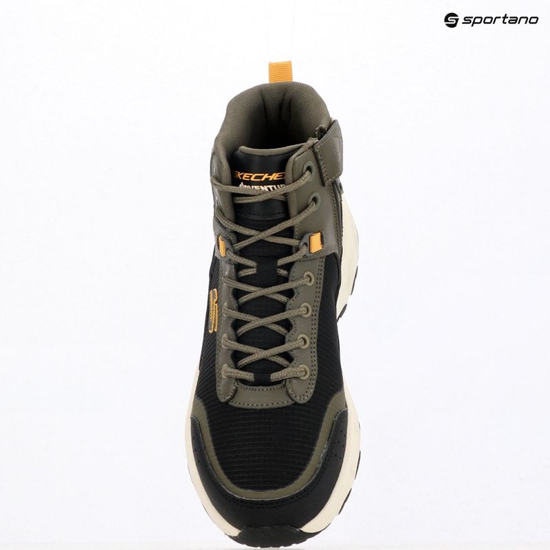 Men's shoes SKECHERS Hillcrest 2.0 Woodrock Peak olive/black 9