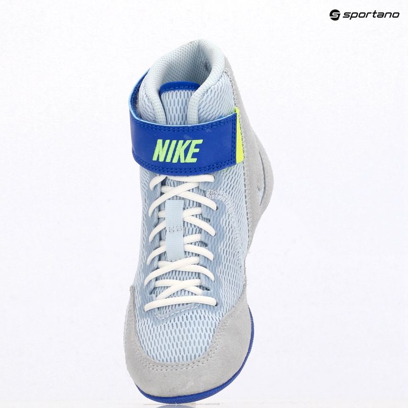 Children's wrestling shoes Nike Speedsweep VIII GS blue tint/hyper royal/lime blast/white 9