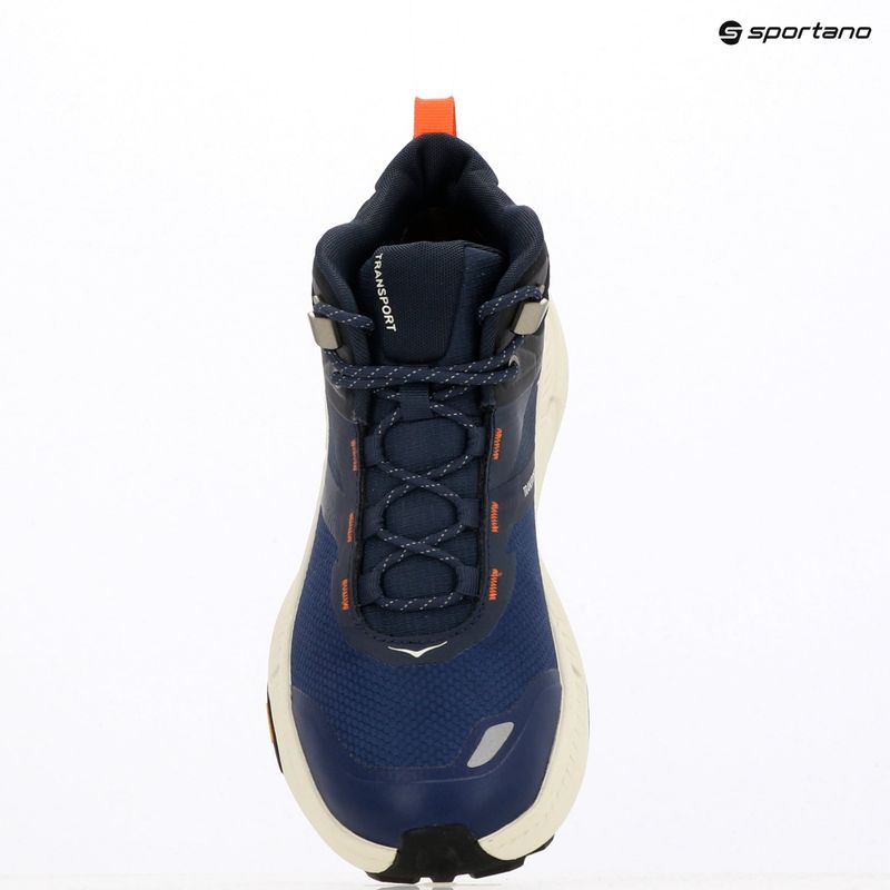 Men's trekking boots HOKA Transport Hike GTX varsity navy/truffle salt 17