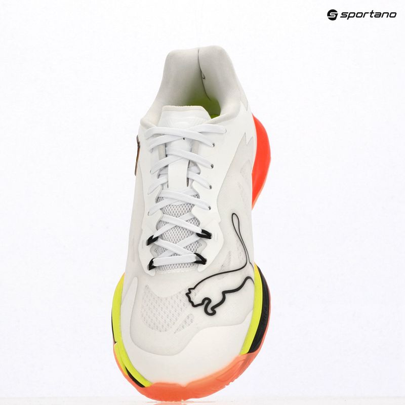 Handball shoes PUMA Vantage Nitro Game On puma white/glowing red/ultra blue 16