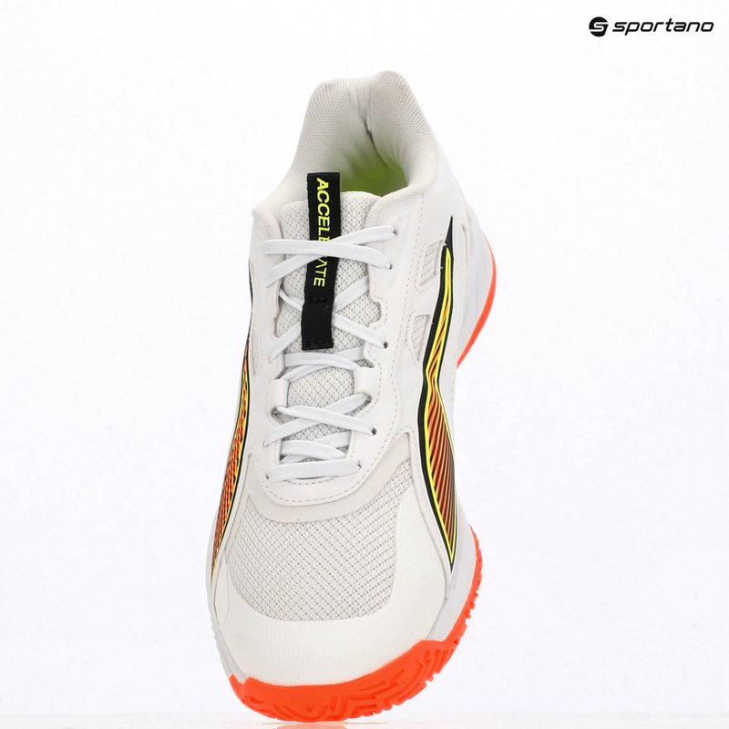 Handball shoes PUMA Accelerate Pro 4 Game On puma white/glowing red/ultra blue 16