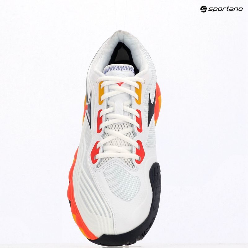 Tennis shoes Mizuno Wave Enforce Tour 6 AC white/fiery coral 2/citrus 12