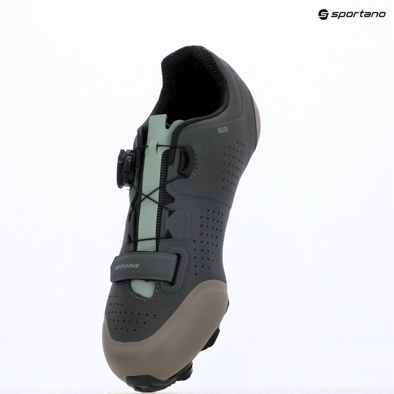 Men's MTB Cycling shoes Northwave Razer dark grey/sage 12