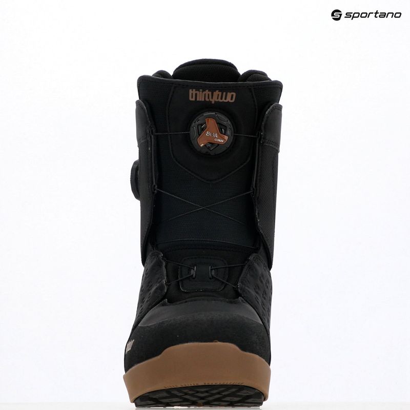Men's snowboard boots ThirtyTwo Lashed Double Boa '25 black/gum 11