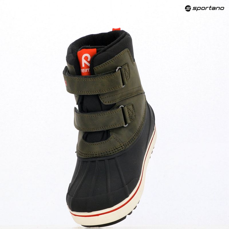 Children's snow boots Reima Coconi khaki green 10