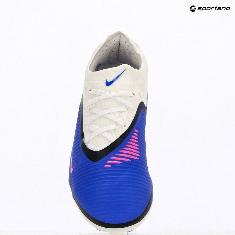 Children's football boots Nike Phantom 6 Low Pro FG/MG racer blue/white/pink blast 12