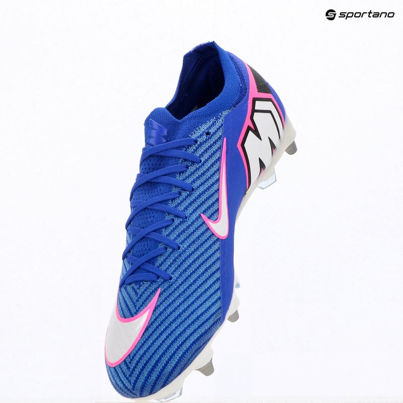 Men's football boots Nike Mercurial Vapor 16 Elite SG racer blue/white 15