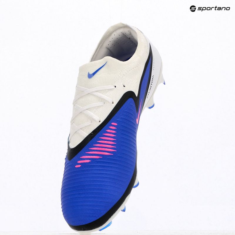 Men's football boots Nike Phantom 6 Low Pro FG racer blue/white/pink blast 12
