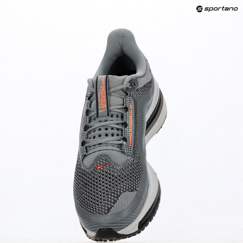 Men's running shoes Nike Pegasus Premium cool grey/wolf grey/safety orange/black 18