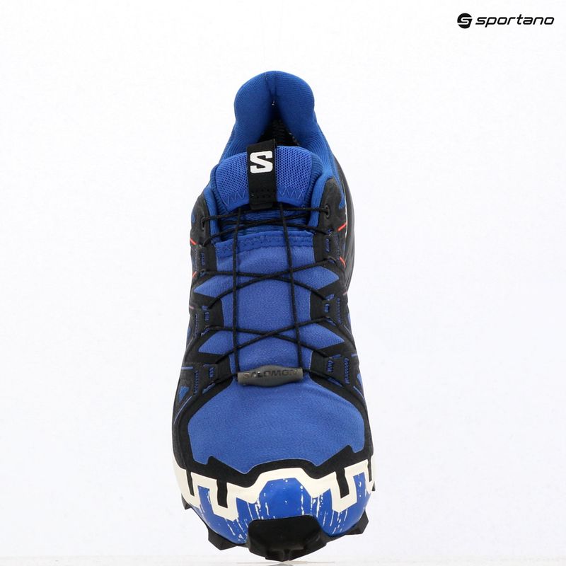 Running shoes Salomon Speedcross 6 GTX surf the web/fiery red/white 9