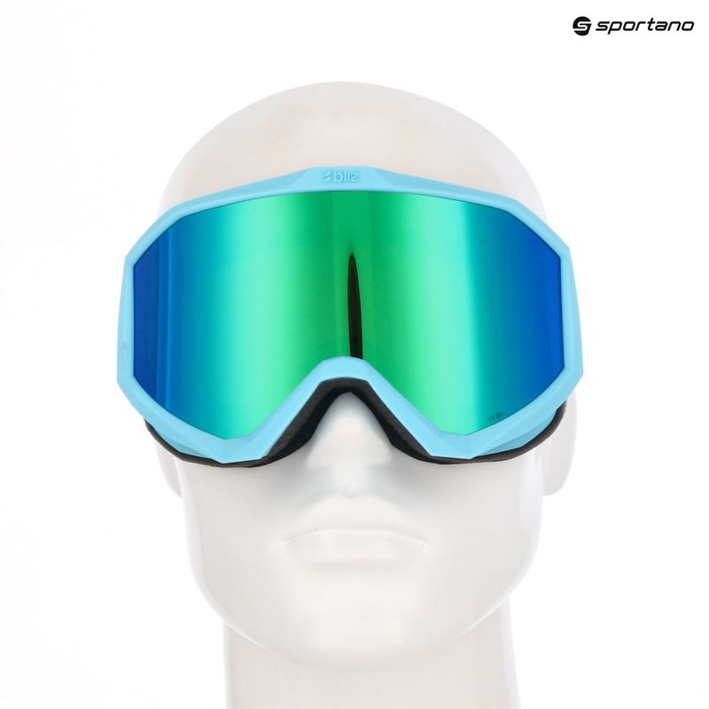 Ski goggles Bliz Liner matte turquoise/brown/green multi 7