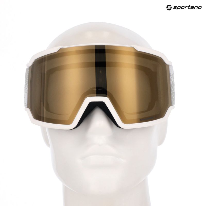 Ski goggles Salomon S/View 3 Access white/flash gold 7