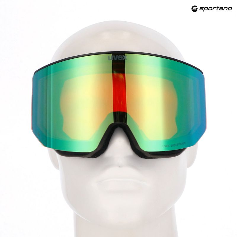 Ski goggles Uvex Lace Attract FM black matt/mirror opal 13