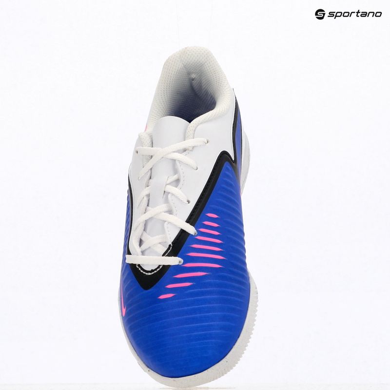 Kidsʼ football boots Nike Jr. Phantom 6 Low Club IN Racer Blue/White/Pink Blast 18