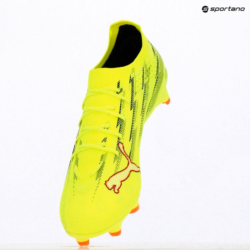 Football boots PUMA Ultra 6 Pro FG/AG yellow alert/puma black/glowing red/lime squeeze 9