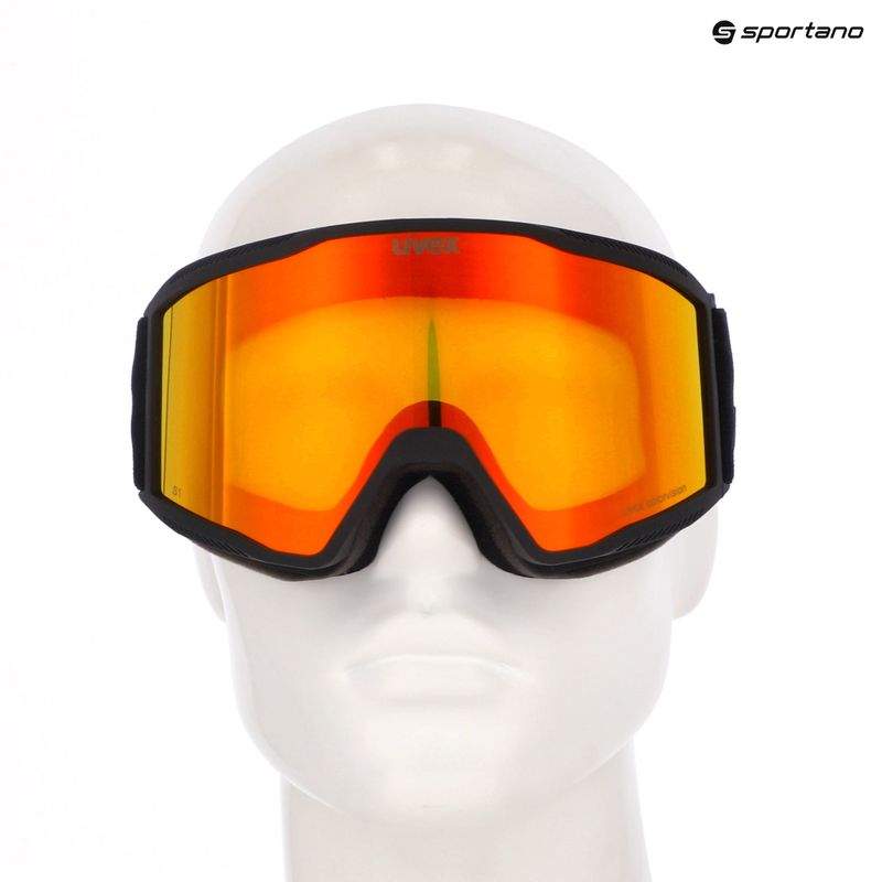 Ski goggles UVEX Blast CV black matt/mirror rainbow 6