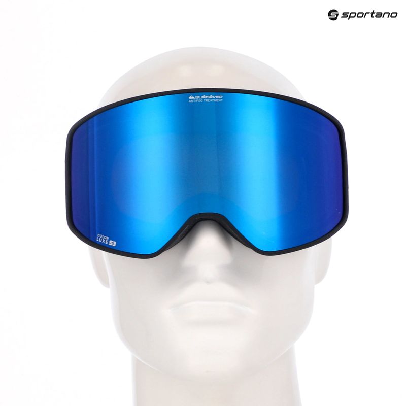 Snowboard goggles Quiksilver Storm black/black clux ml blue 9