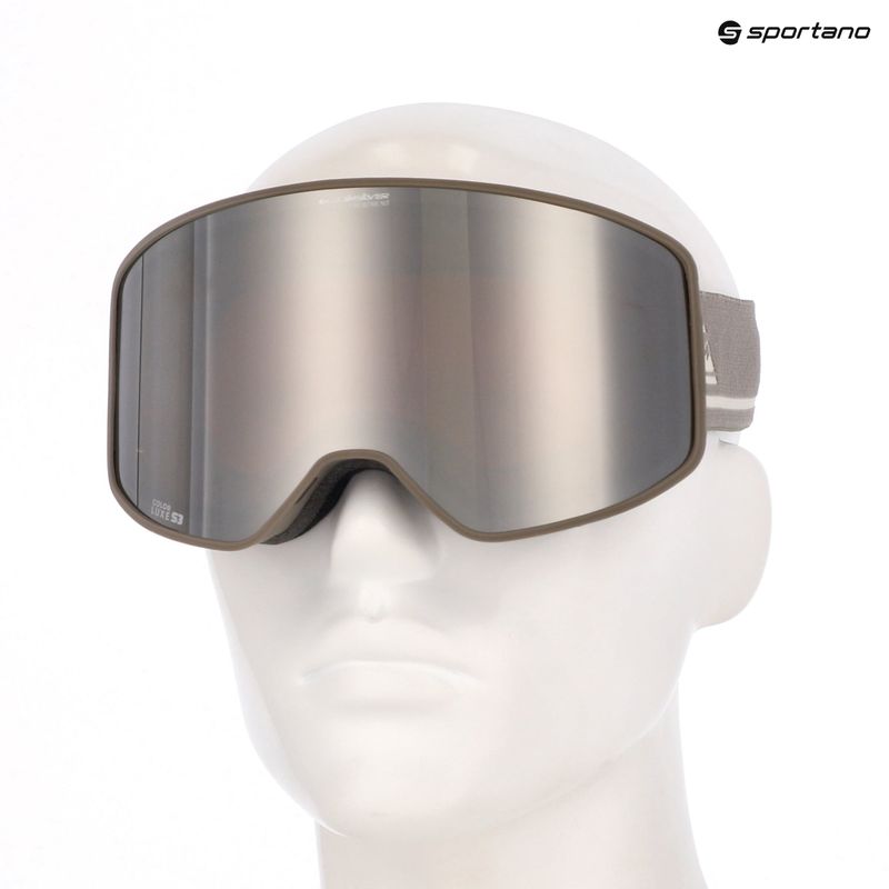 Snowboard goggles Quiksilver Storm fallen rock/clux ml silver 9