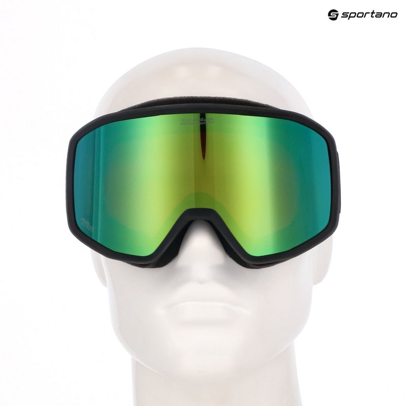 Men's snowboard goggles Quiksilver Harper black/clux ml green 6