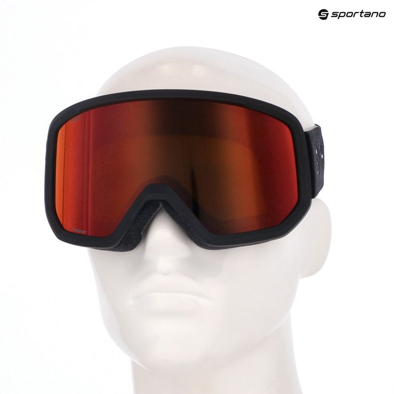 Ski goggles Smith Transfer black/red sol-x mirror 7