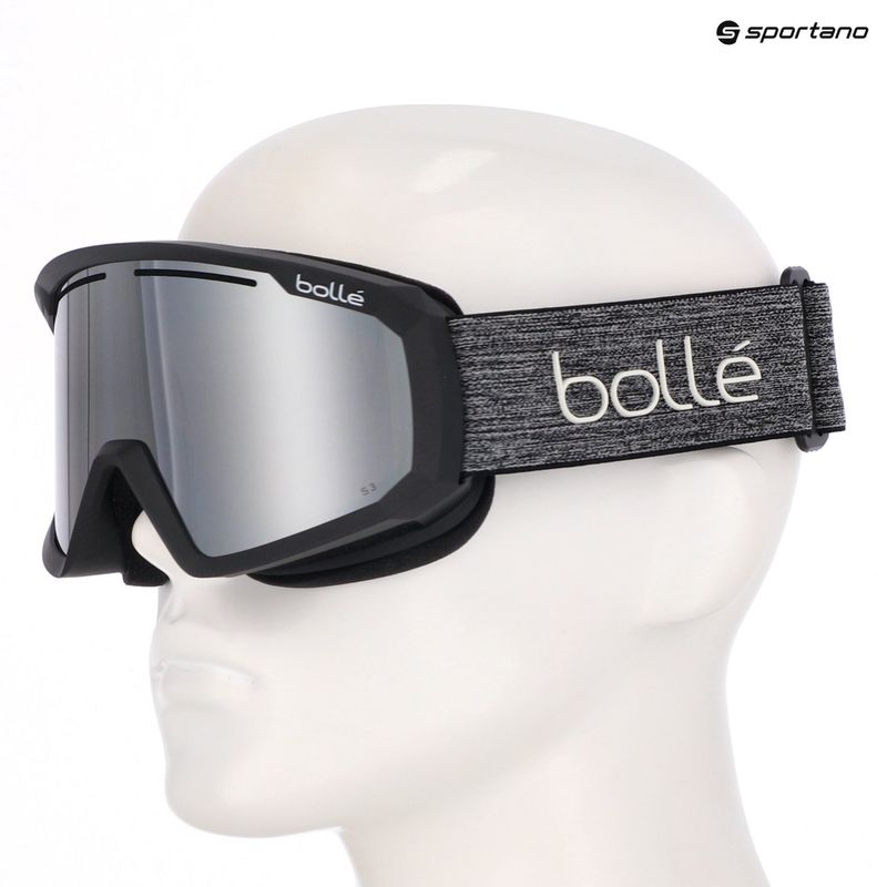 Bollé Y7 OTG ski goggles black denim matte/black chrome 9
