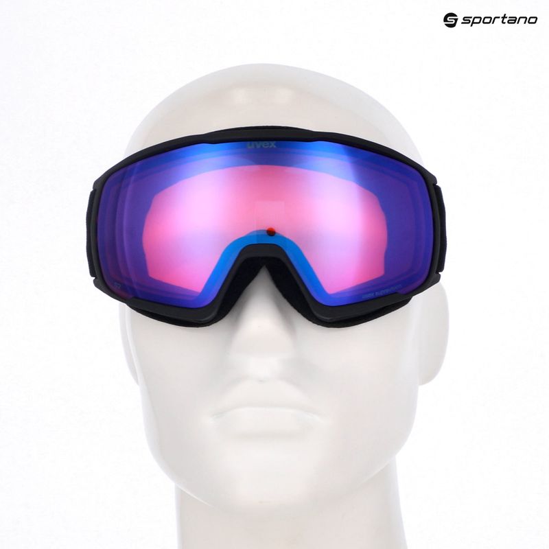 Ski goggles UVEX Victorious S FM black matt/mirror blue 10