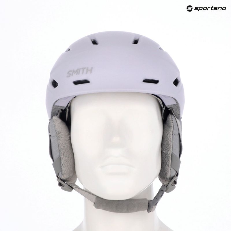 Smith Mirage matte lunar fog ski helmet 5