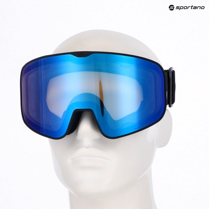 Ski goggles Tripoint 109 Tumba Peak matt black/smoke/blue multi cromic 10