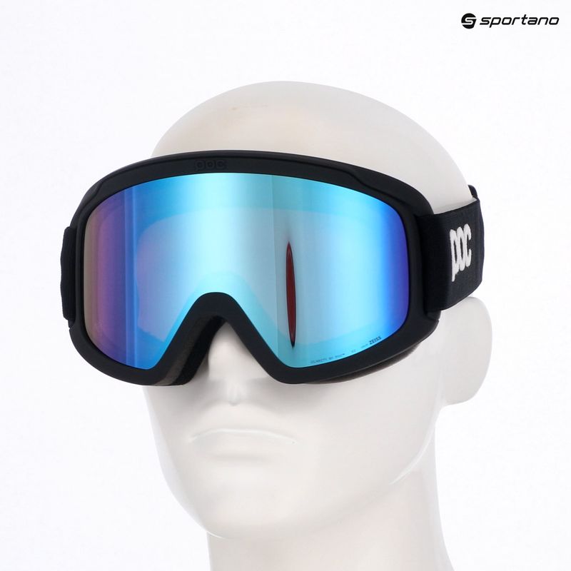 POC Opsin uranium black/partly sunny blue ski goggles 6